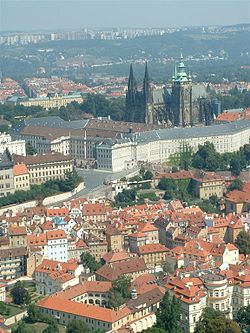 Hradčany from the Petřín Tower