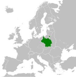 Location of German-occupied Poland