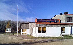 Wandering River school and community library