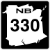 Route 330 marker