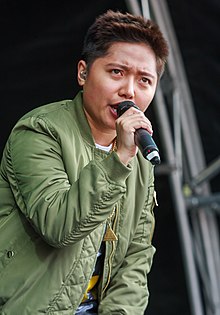 Jake Zyrus performing at the Barrio Fiesta in London, June 2016