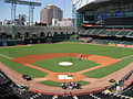 A photograph of a baseball diamond