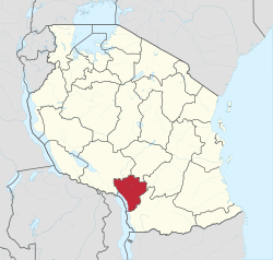 Location in Tanzania