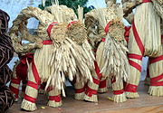 Yule goat ornaments in Poland