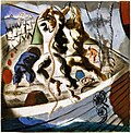 Image 14 Candido Portinari A preparatory study for Discovery of the Land, a mural in the United States Library of Congress Hispanic Reading Room, by Candido Portinari. Portinari was a Brazilian painter who was a prominent and influential practitioner of the neorealism style. The mural depicts two sailors who might have been found in either the fleets of Christopher Columbus or Pedro Álvares Cabral, and is part of a series of four that show the colonization of the Americas by Europeans. More selected pictures