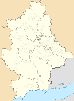 Oleksiievo-Druzhkivka is located in Donetsk Oblast