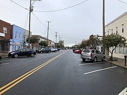 Potomac Avenue in downtown Quantico