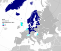 After the Edict of Fontainebleau. Crypto-Protestants are not shown.