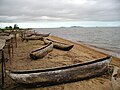 Canoes on the beach
