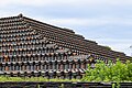 The roof tile of the restored