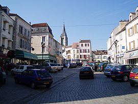 The market square in Brie-Comte-Robert