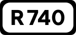 R740 road shield}}