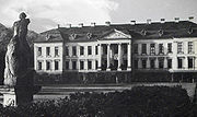 Friedrichstein Palace, 20 km east of Königsberg, burnt down by the Red Army in January 1945