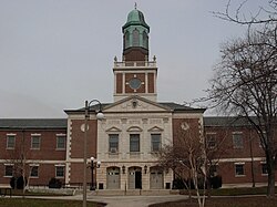 The Austin Town Hall Park field house.