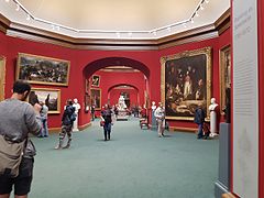 Interior of the ground floor main galleries