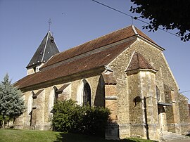 The church in Marolles-lès-Bailly