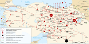 Deportations, massacre locations and extermination centers during the Armenian Genocide (Nominator: Sémhur)