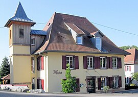 The town hall in Bourbach-le-Bas