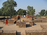 Gandhakuti (Buddha's hut) in Jetavana, Shravasti.