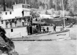 Hazelton at Kitselas Canyon, 1900.