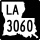 Louisiana Highway 3060 marker