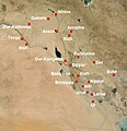 Mesopotamia in 1400 BC.