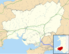 Llangeler is located in Carmarthenshire