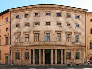 Mannerism - Palazzo Massimo alle Colonne, Rome, by Baldassare Peruzzi, begun 1535[178]