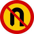 U-turn prohibited