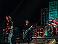 Eddie Vedder (front) and Jeff Ament (bass) in Berlin on July 5, 2012