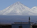 Licancabur volcano viewed from San Pedro de Atacama