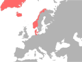 Image 15Map of Denmark–Norway (from History of Norway)