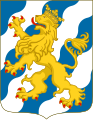 The Swedish royal House of Bjälbo, in the 17th century perceived as the arms of Götaland