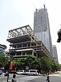 Taipei Nan Shan Plaza under construction in 2016.