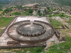 Another view of the remains.