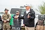 President Trump visits the border in McAllen, Texas; Jan 10, 2019.