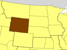 Location of the Diocese of Wyoming