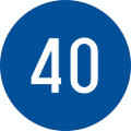 Minimum speed limit (40 km/h)