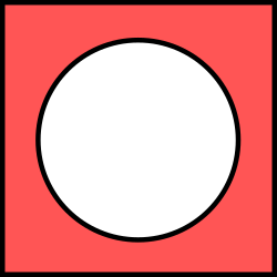 Venn diagram of Negation