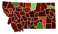 Image 3Map of counties in Montana by racial plurality, per the 2020 U.S. census Legend Non-Hispanic White   50–60%   60–70%   70–80%   80–90%   90%+ Native American   50–60%   60–70%   70–80% (from Montana)