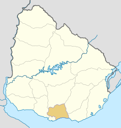 Canelones Department is located in Uruguay