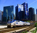 Image 21An Amtrak train on the Empire Builder route departs Chicago from Union Station. (from Chicago)