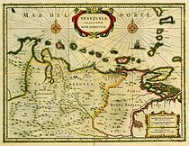 A 1635 map of Venezuela Province