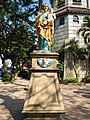 St. Joseph and Baby Jesus statue at the patio