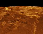 Eistla Regio featuring Gula Mons reprojected in 3D from stereo data