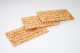 Halo! brand sesame seed biscuits