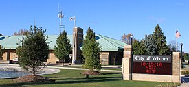 Wixom City Offices along Pontiac Trail