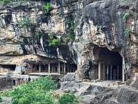 Some of the caves.