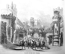 Macbeth at the Boston Theatre, 1850s