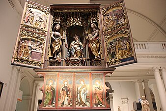 Altar piece triptych